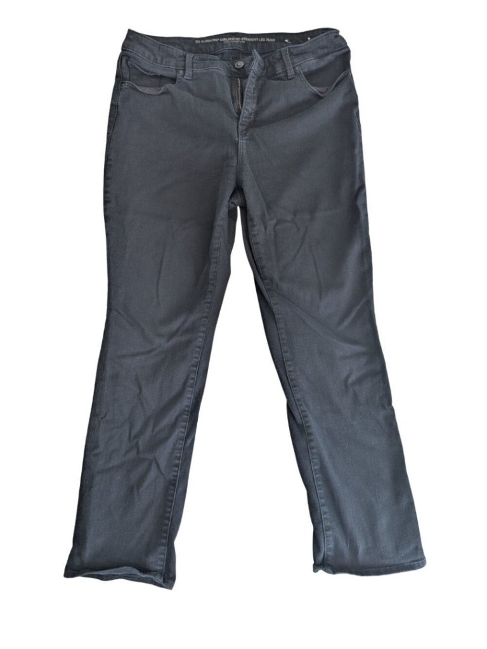 Chico’s Black Straight Leg Jeans | Mid-Rise Stretch Denim
